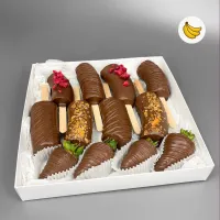 Букет Бананы в шоколаде Шоколадный гранд