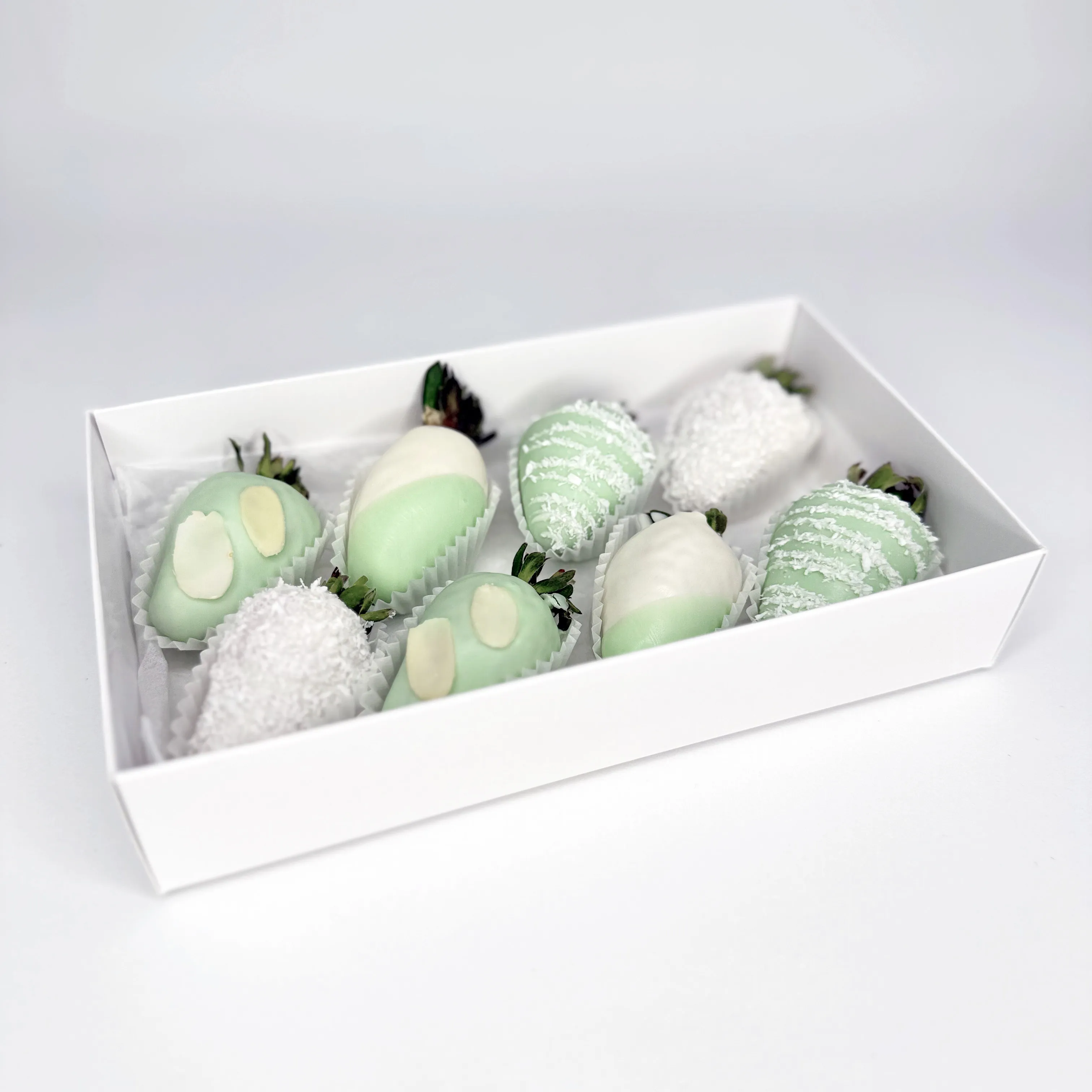 Букет Клубника в шоколаде Зелёный огонёк