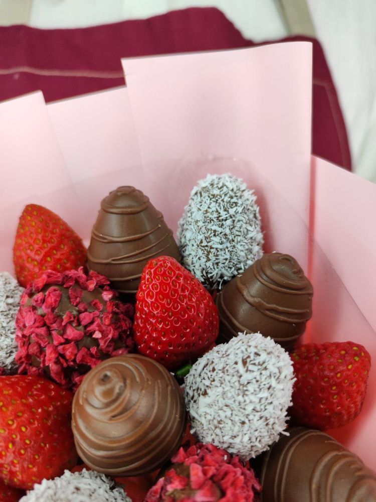 Букет Розовый рассвет