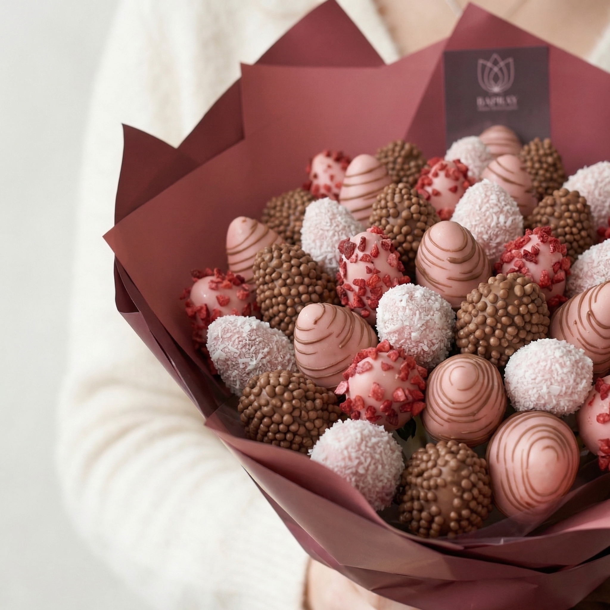 Букет Малиновый закат