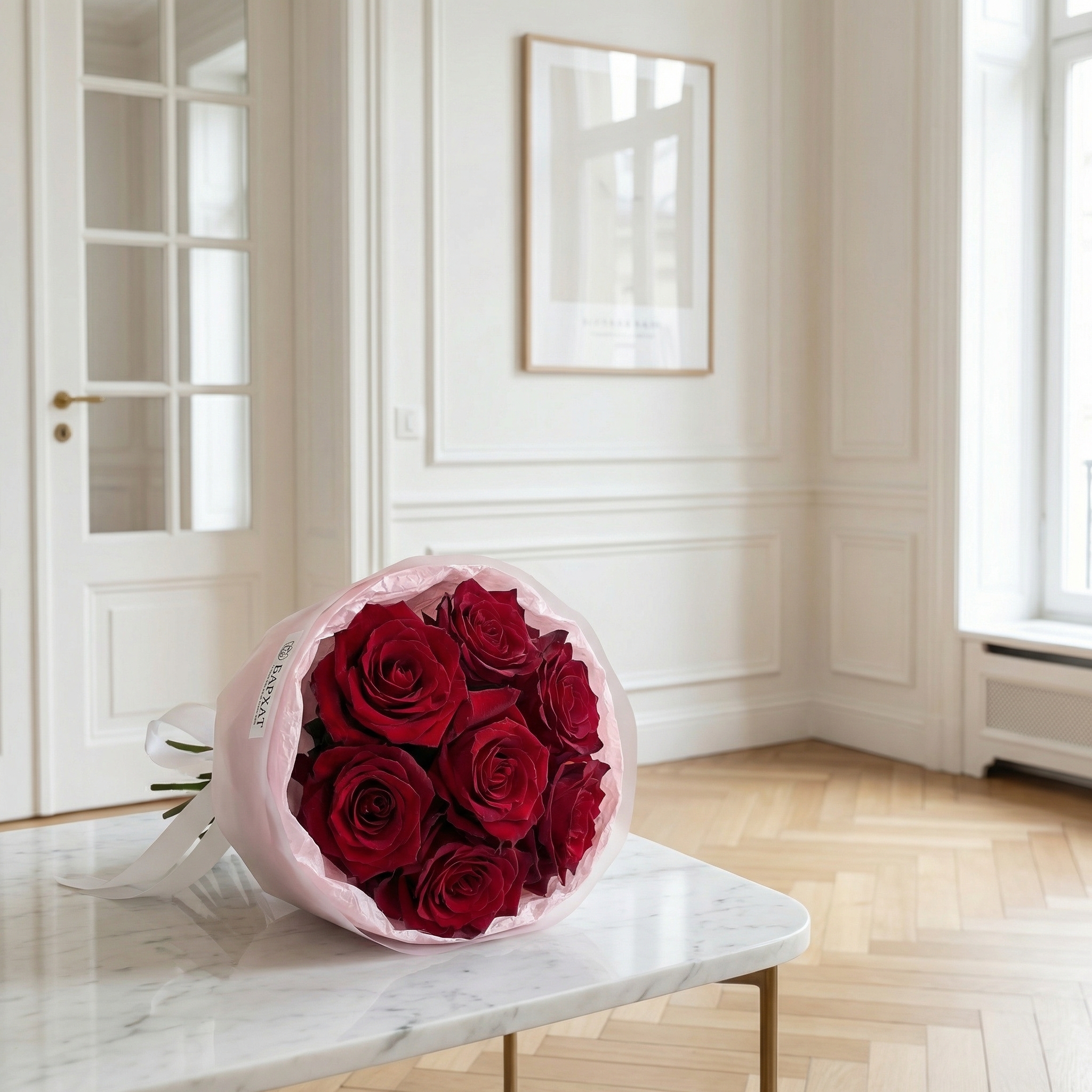 Букет Розовое сердце