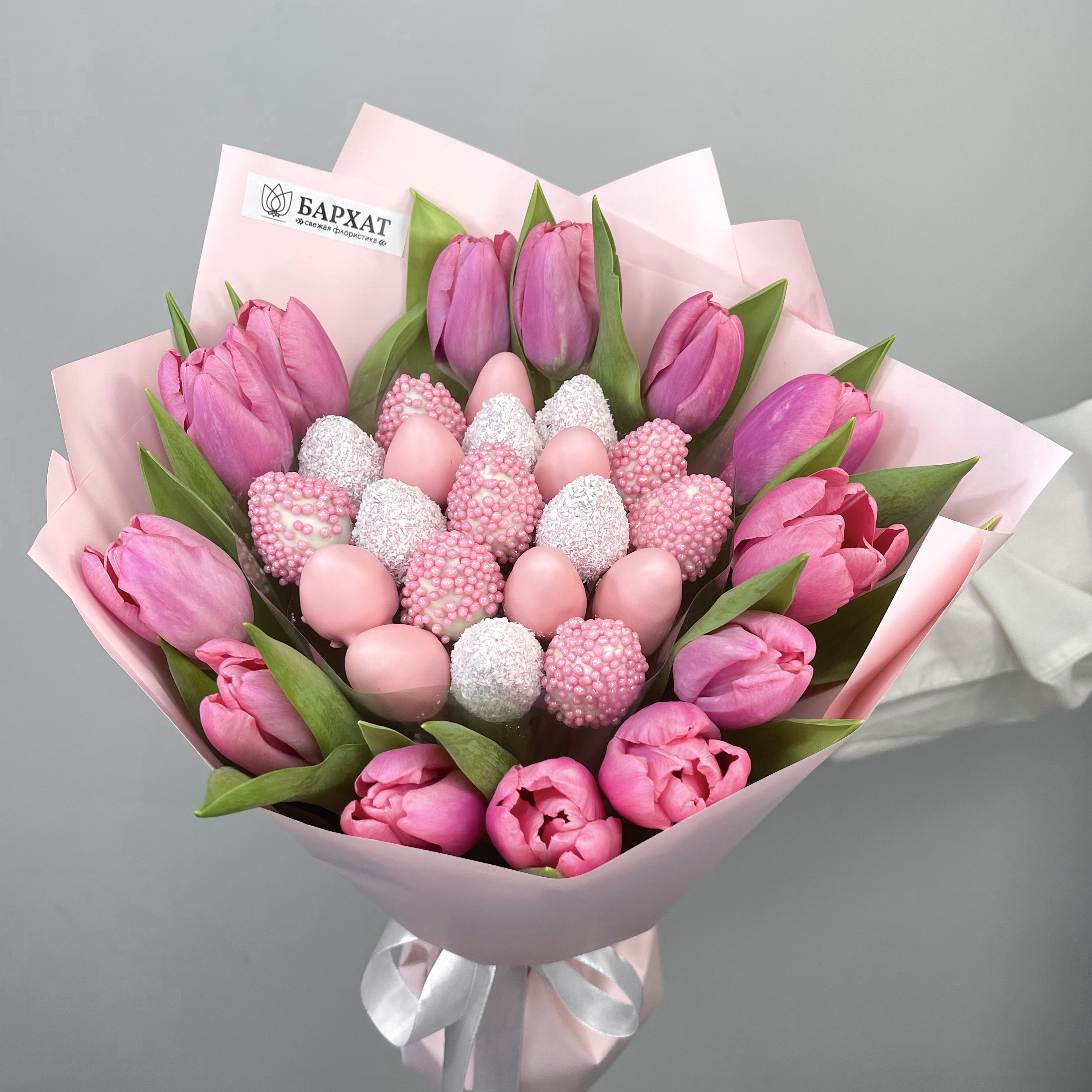 Букет Розовое послание