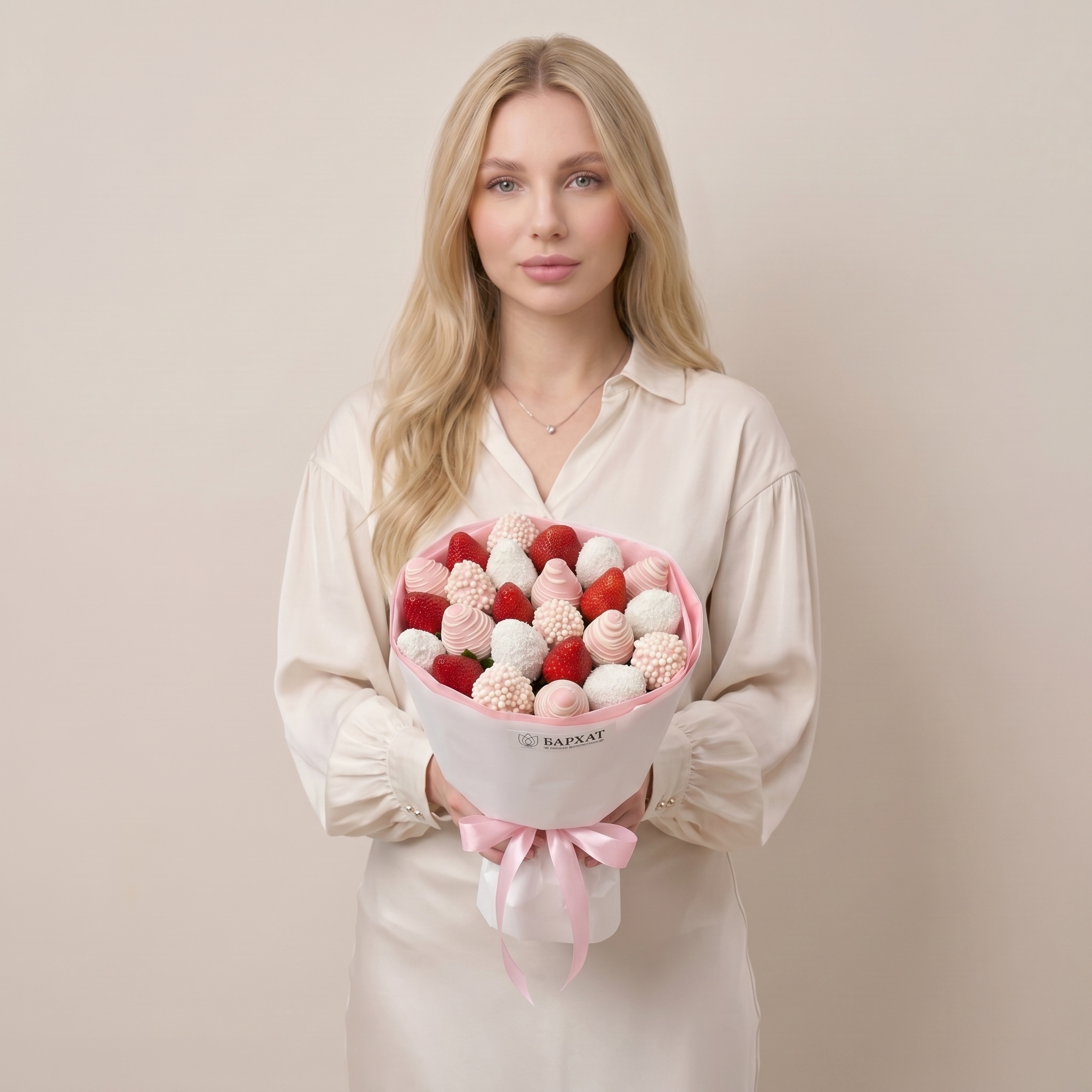 Букет Клубничные фантазии